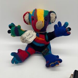 Coogi Koala Plush Australia Stuffed Animal Knit Merino Wool with Tag